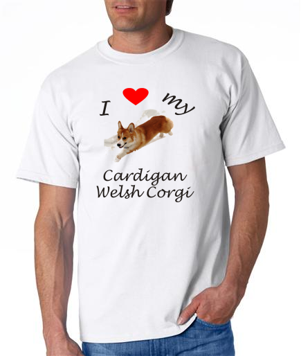 Dogs - Cardigan Welsh Corgi Picture on a Mens Shirt